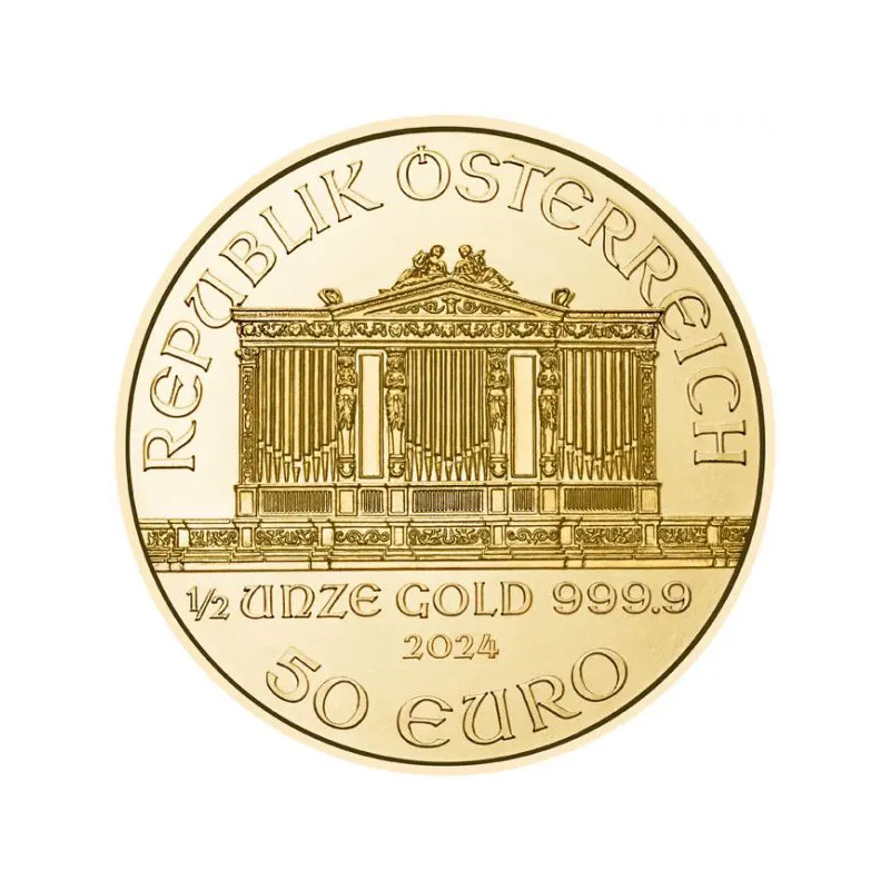 Zlatá minca 1/2 Oz Wiener Philharmoniker 2024