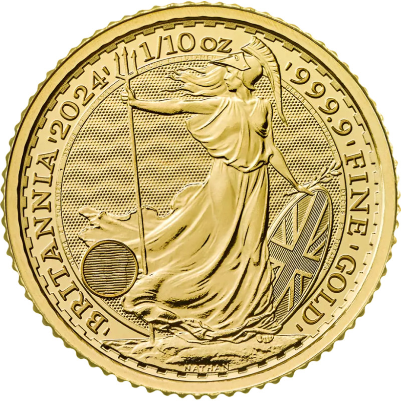 Zlatá minca 1/10 Oz Britannia 2024