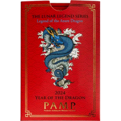 Zlatá tehlička 1 Oz PAMP Lunar series III Year of the Dragon 2024