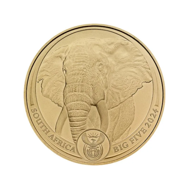 Zlatá minca 1 Oz Big Five Elephant 2024