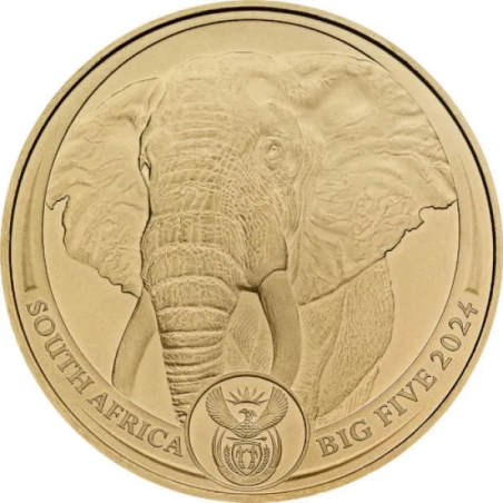 Zlatá minca 1 Oz Big Five Elephant 2024