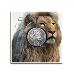 Strieborná minca 1 Oz Lion 2022