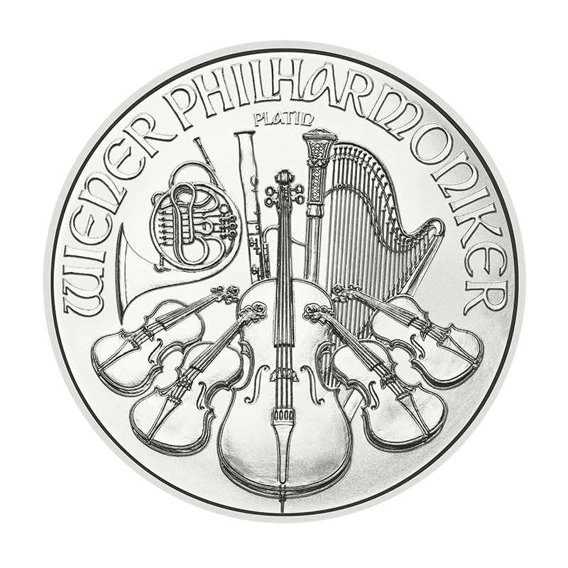 Platinová minca 1/25 Oz Wiener Philharmoniker 2024