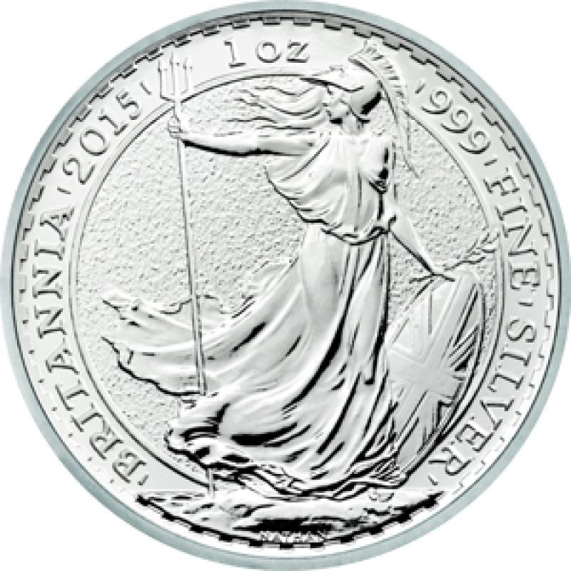 Strieborná minca 1 Oz Britannia 2015