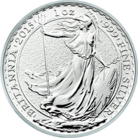 Strieborná minca 1 Oz Britannia 2015