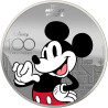 Strieborná minca 1 Oz 100 Years of Wonder Mickey Mouse 2023 Proof Kolorované