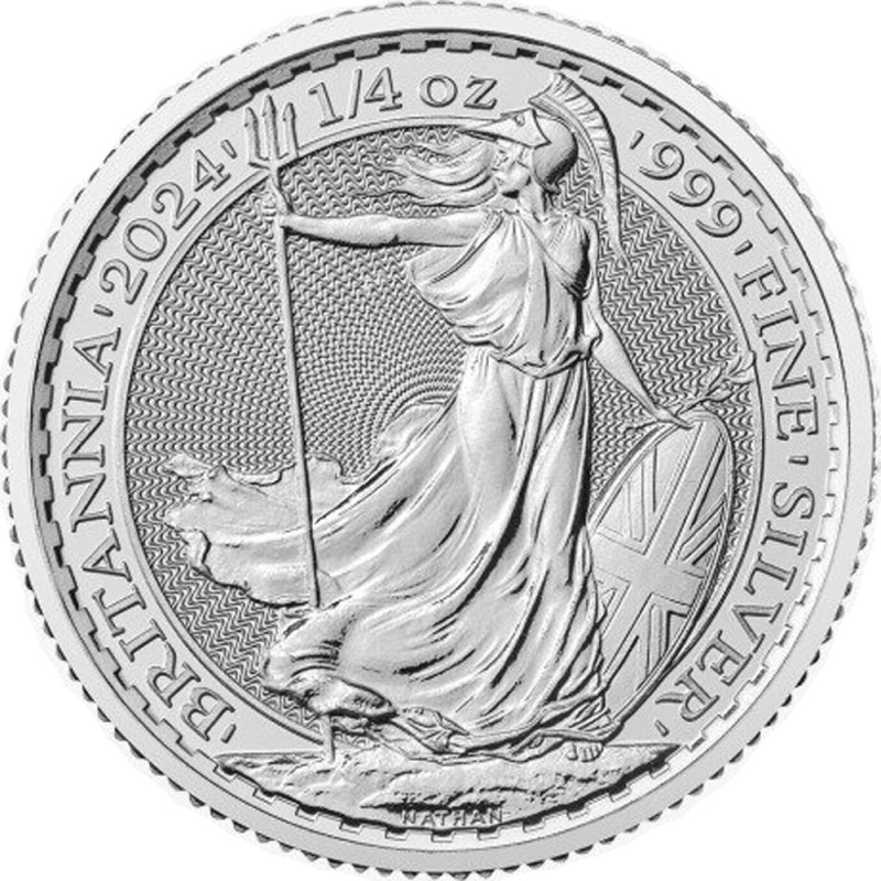 Strieborná minca 1/4 Oz Britannia 2024 Charles