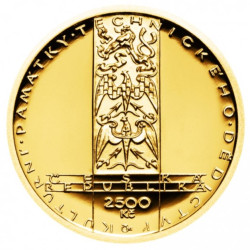 Zlatá minca 1/4 Oz Kultúrna pamiatka veterný mlyn v Ruprechtovom 2009 Proof