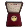 Zlatá medaila 1/4 Oz 60. výročie ZOO Dvor Králi 2006 Proof