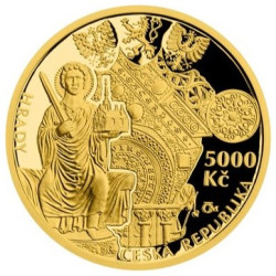 Zlatá minca 5000 Kč 1/2 Oz Hrad Bečov nad Teplou 2020 Proof