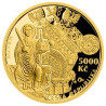 Zlatá minca 5000 Kč 1/2 Oz Hrad Bečov nad Teplou 2020 Proof