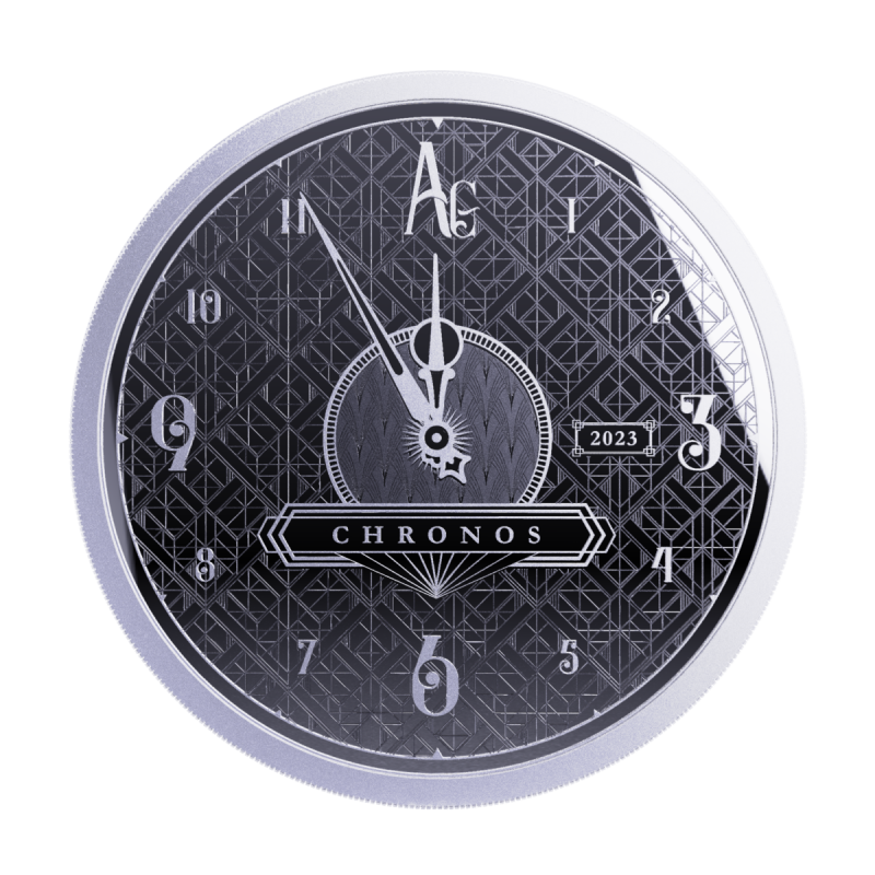 Strieborná minca 1 Oz Chronos 2023 Proof-like