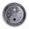 Strieborná minca 1 Oz Equilibrium 2023 Proof krištáľmi Swarovski