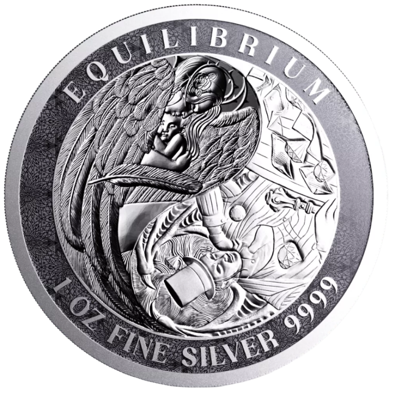 Strieborná minca 1 Oz Equilibrium 2024