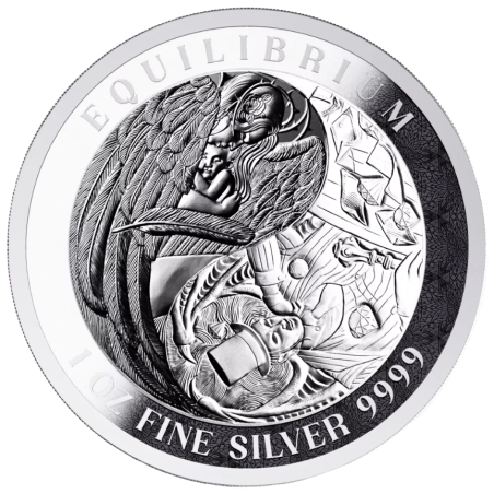 Strieborná minca 1 Oz Equilibrium 2024 Proof-like