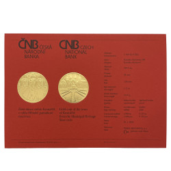 Zlatá minca 1/2 Oz 5000 Kč Mestská pamiatková rezervácia Kroměříž 2023 Proof