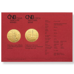 Zlatá minca 1/2 Oz 5000 Kč Mikulov 2022 Proof