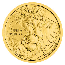 Zlatá minca 1/25 Oz Český...