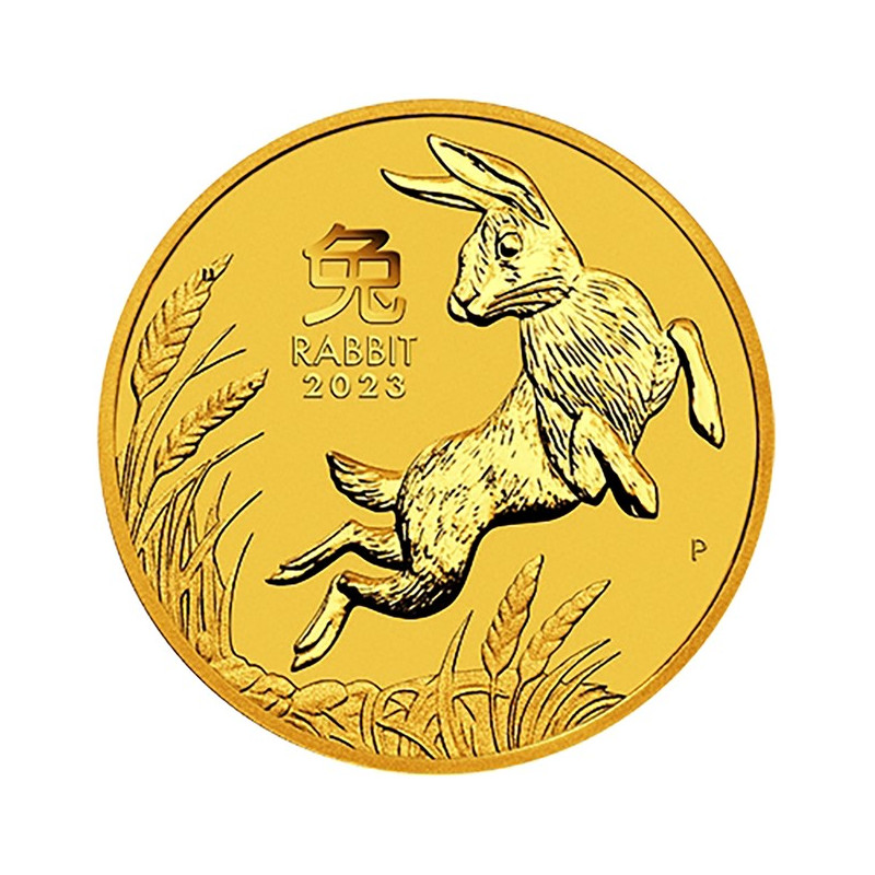 Zlatá minca 1/4 Oz Lunar Series III Year of the Rabbit 2023