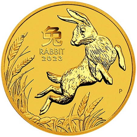 Zlatá minca 1/4 Oz Lunar Series III Year of the Rabbit 2023