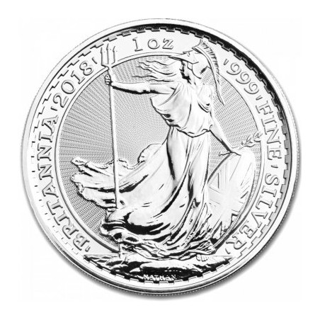 Strieborná minca 1 Oz Britannia 2018