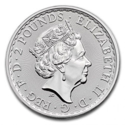Strieborná minca 1 Oz Britannia 2018