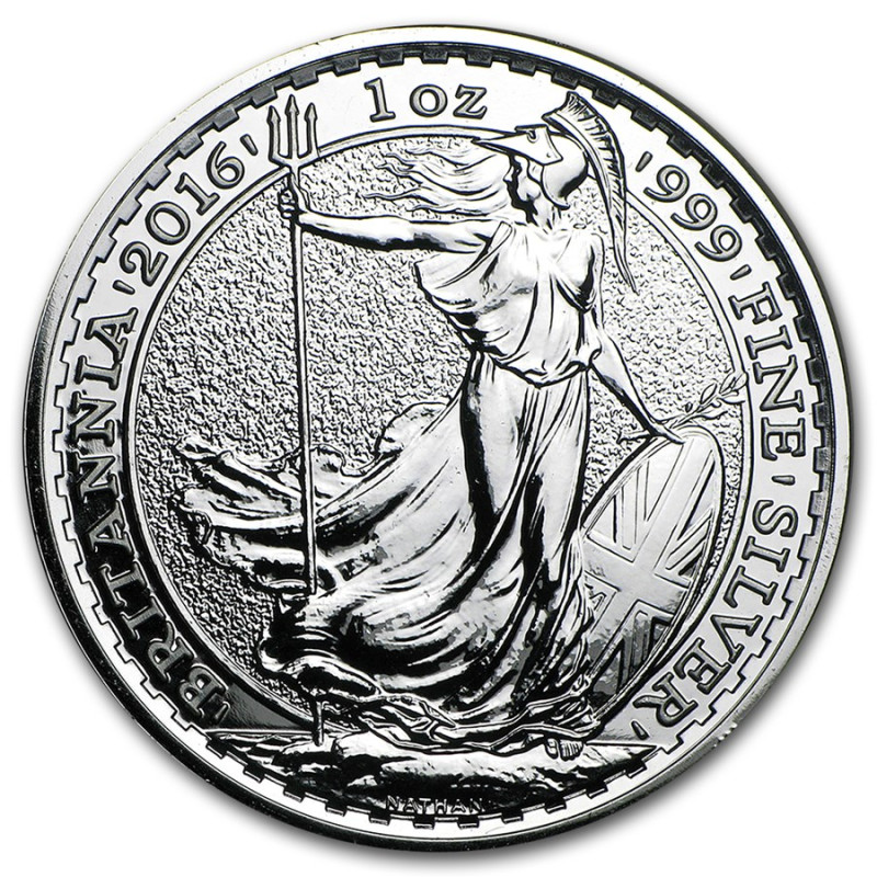 Strieborná minca 1 Oz Britannia 2016