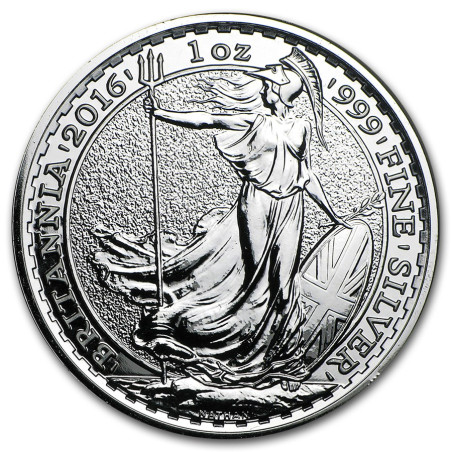 Strieborná minca 1 Oz Britannia 2016