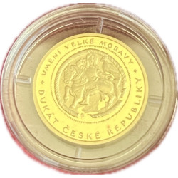 Sada zlatých mincí 4 x Dukátový rad Českej republiky 2009 Proof