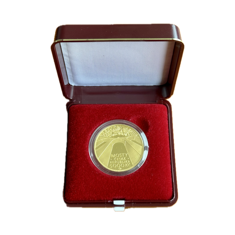 Zlatá minca 1/2 Oz Železničný most v Žampachu 2013 Proof