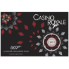 Strieborná minca 1 Oz Casino Royale Chip 2023 Kolorované