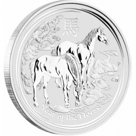 Strieborná minca 1 kg Lunar Series II Year of the Horse 2014