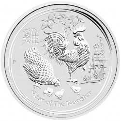 Strieborná minca 1 kg Lunar Series II Year of the Rooster 2017