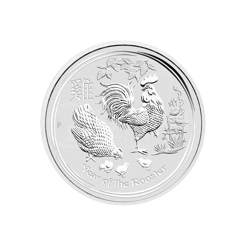 Strieborná minca 1 kg Lunar Series II Year of the Rooster 2017