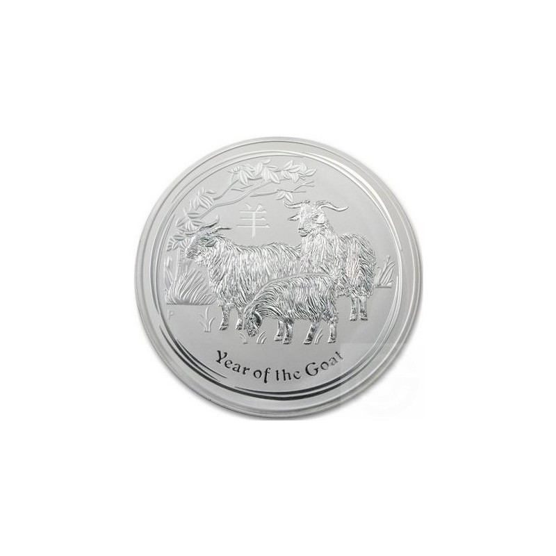 Strieborná minca 1 Kg Lunar Series II Year of the Goat 2015