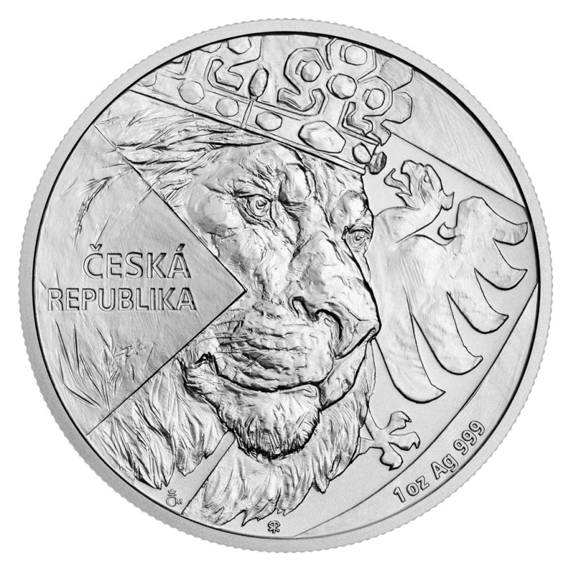 Strieborná minca 1 Oz Český Lev 2024