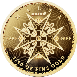 Zlatá minca 1/10 Oz Maltese...