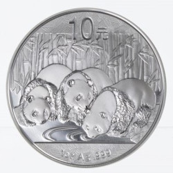 Strieborná minca 1 Oz China Panda 2013