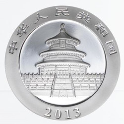 Strieborná minca 1 Oz China Panda 2013