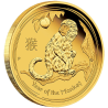 Zlatá minca 1/4 Oz Lunar Series II Year of the Monkey 2016