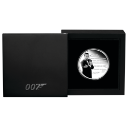 Strieborná minca 1 Oz James Bond Sean Connery 2021 Kolorované (1)