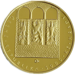 Zlatá minca 1/2 Oz 200 EUR Hrad Bouzov 2017 Proof