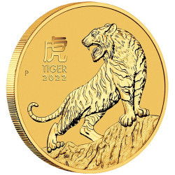 Zlatá minca 1 Oz Lunar Series III Year of the Tiger 2022