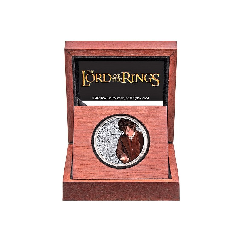 Strieborná minca 1 Oz Lord of the Rings Frodo Baggins 2021