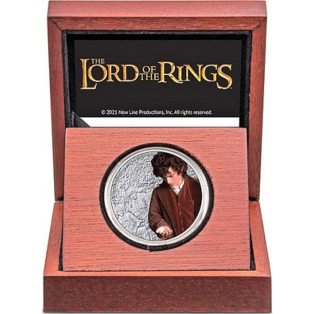 Strieborná minca 1 Oz Lord of the Rings Frodo Baggins 2021