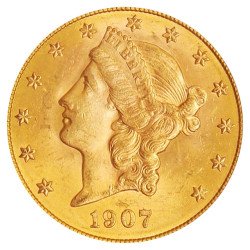 Zlatá minca 20 Dollar Double Eagle Liberty Head rozne roky