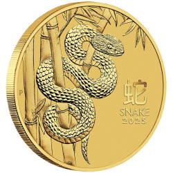 Zlatá minca 1 Oz Lunar Series III Year of the Snake 2025