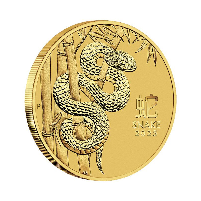 Zlatá minca 1 Oz Lunar Series III Year of the Snake 2025