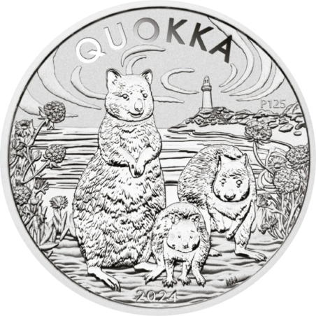 Strieborná minca 1 Oz Australian Quokka 2024