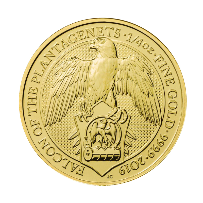 Zlatá minca 1/4 Oz Falcon Of The Plantagenets 2019